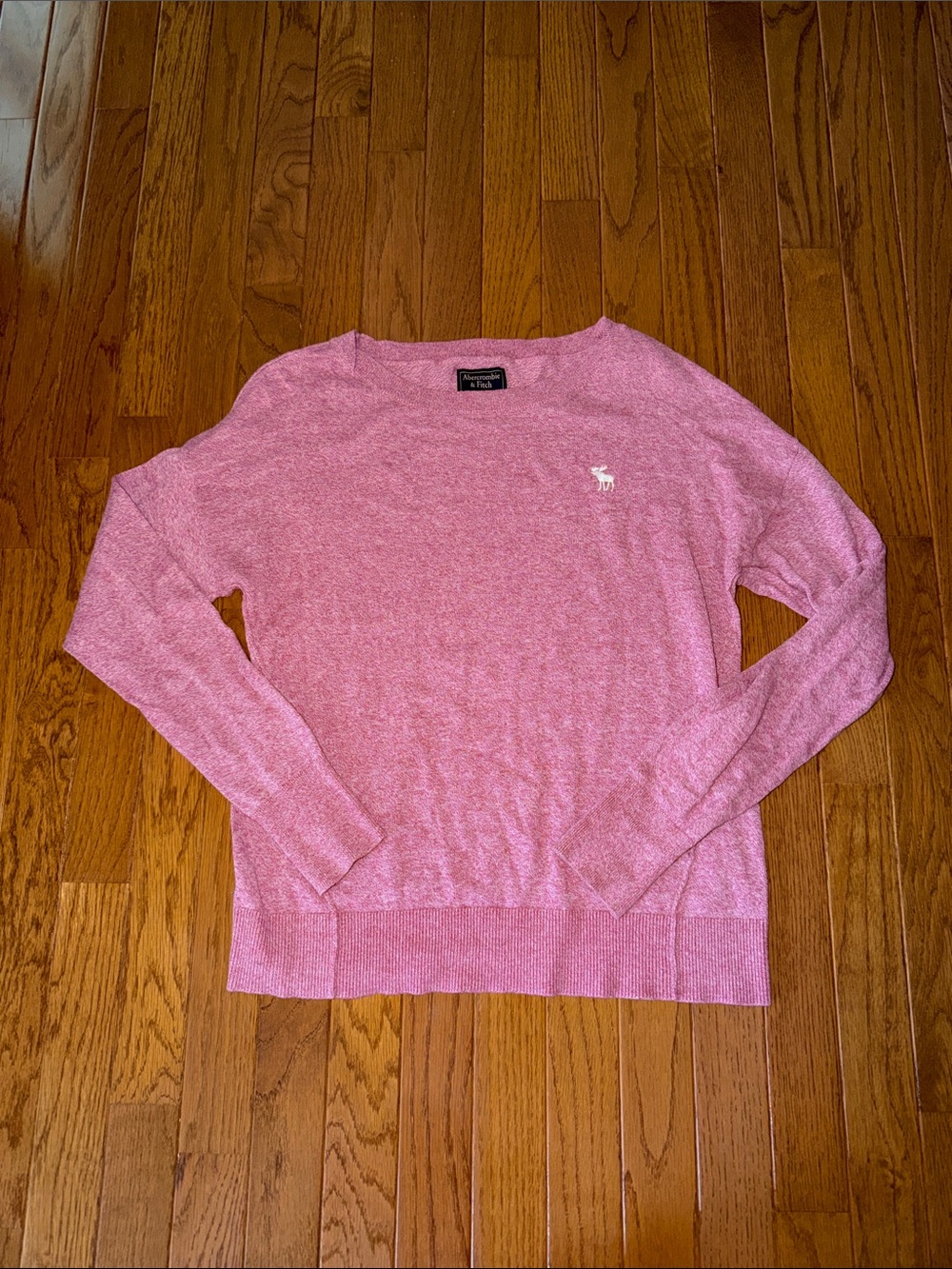 Abercrombie & Fitch Pink Crewneck Sweater